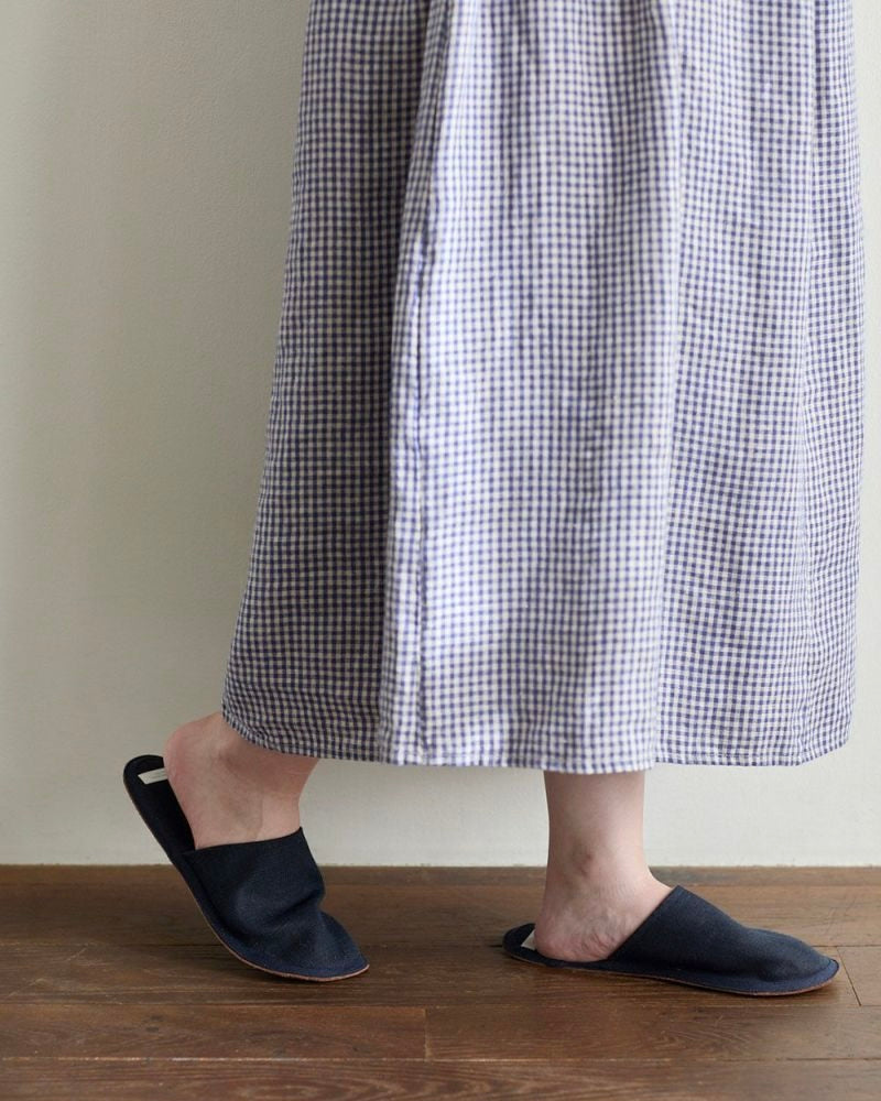 Linen Slippers: Nuit