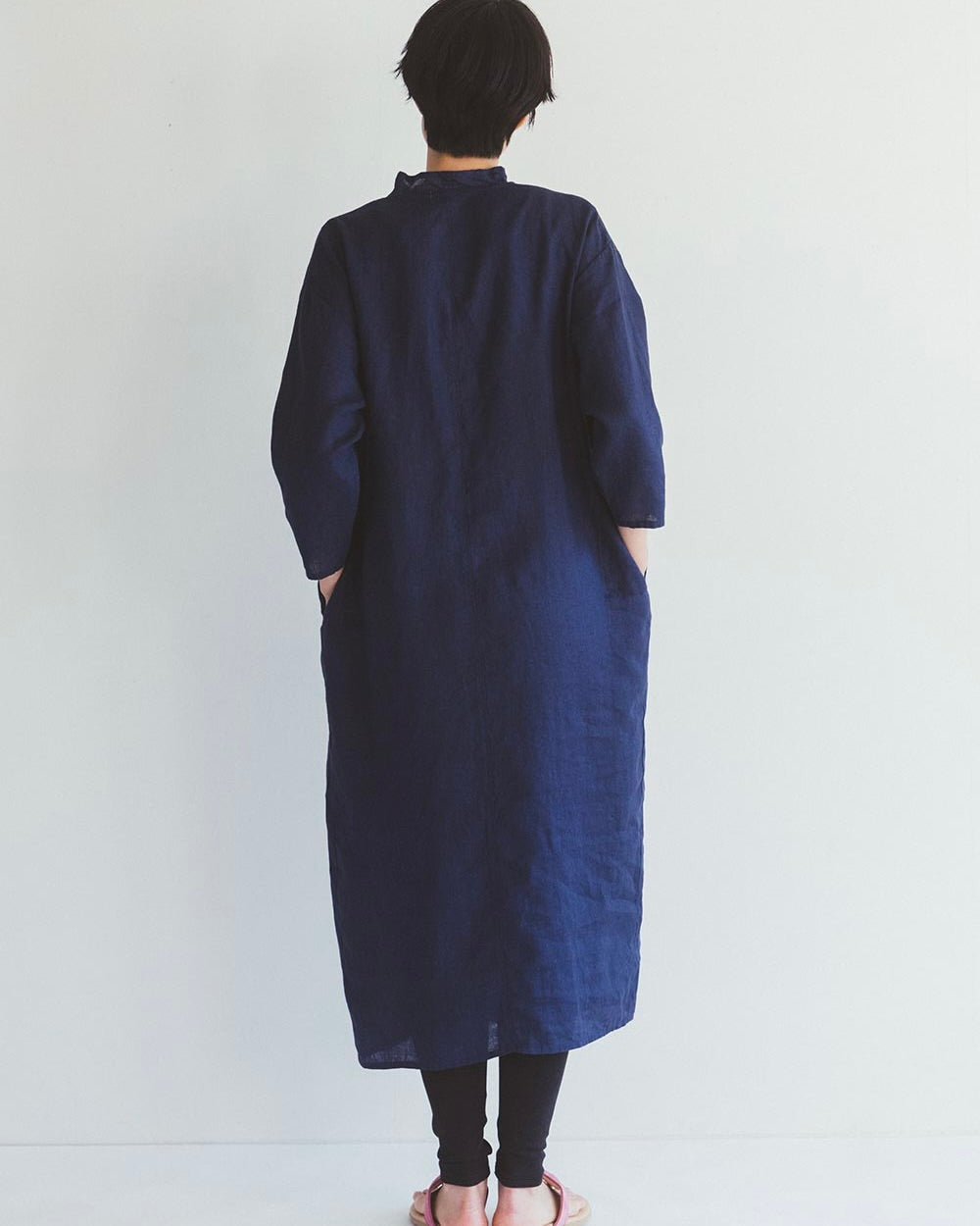 Monica Dress: Blue Indigo