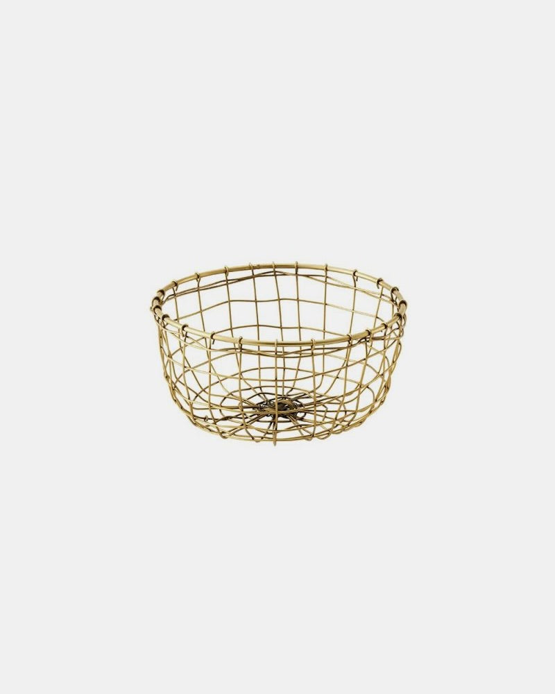 Wire Basket: Round Shallow Small