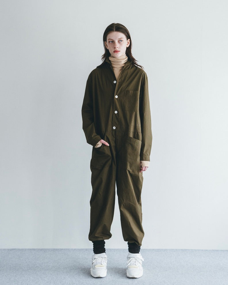 Yukuta Jumpsuit: Khaki