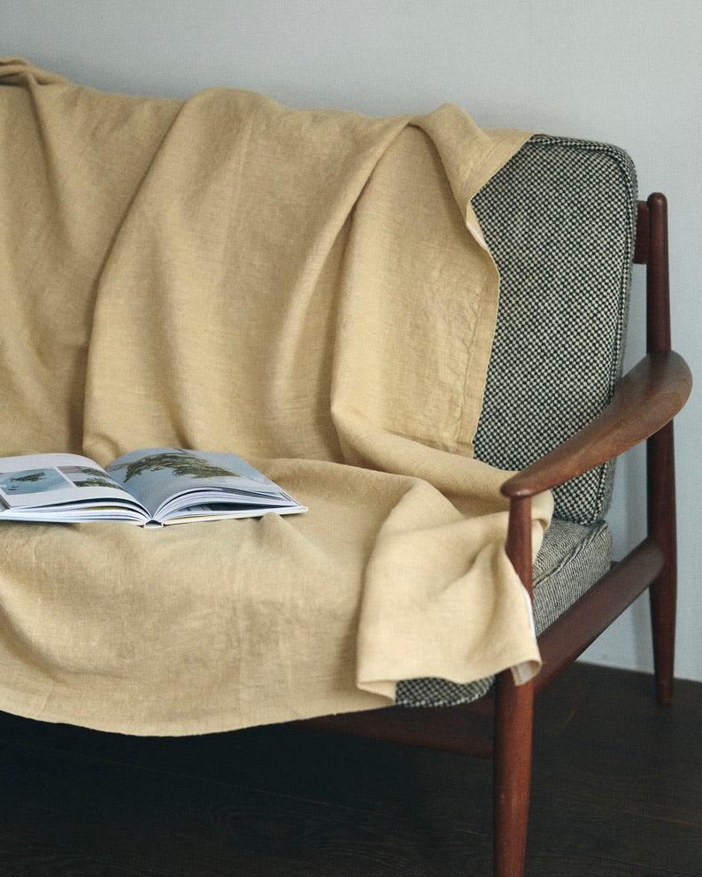 Linen Blanket: Canari