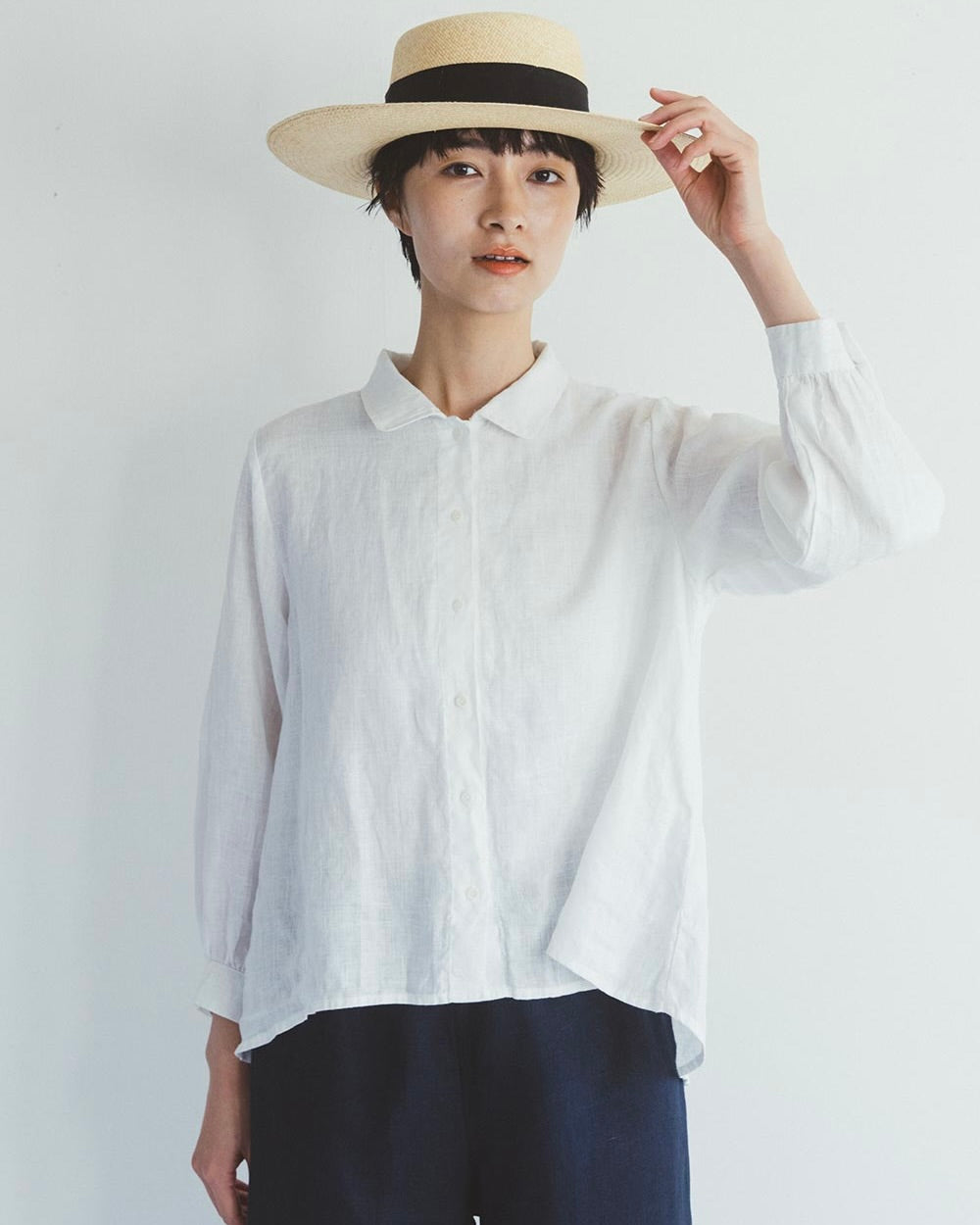 Editta Shirt: White