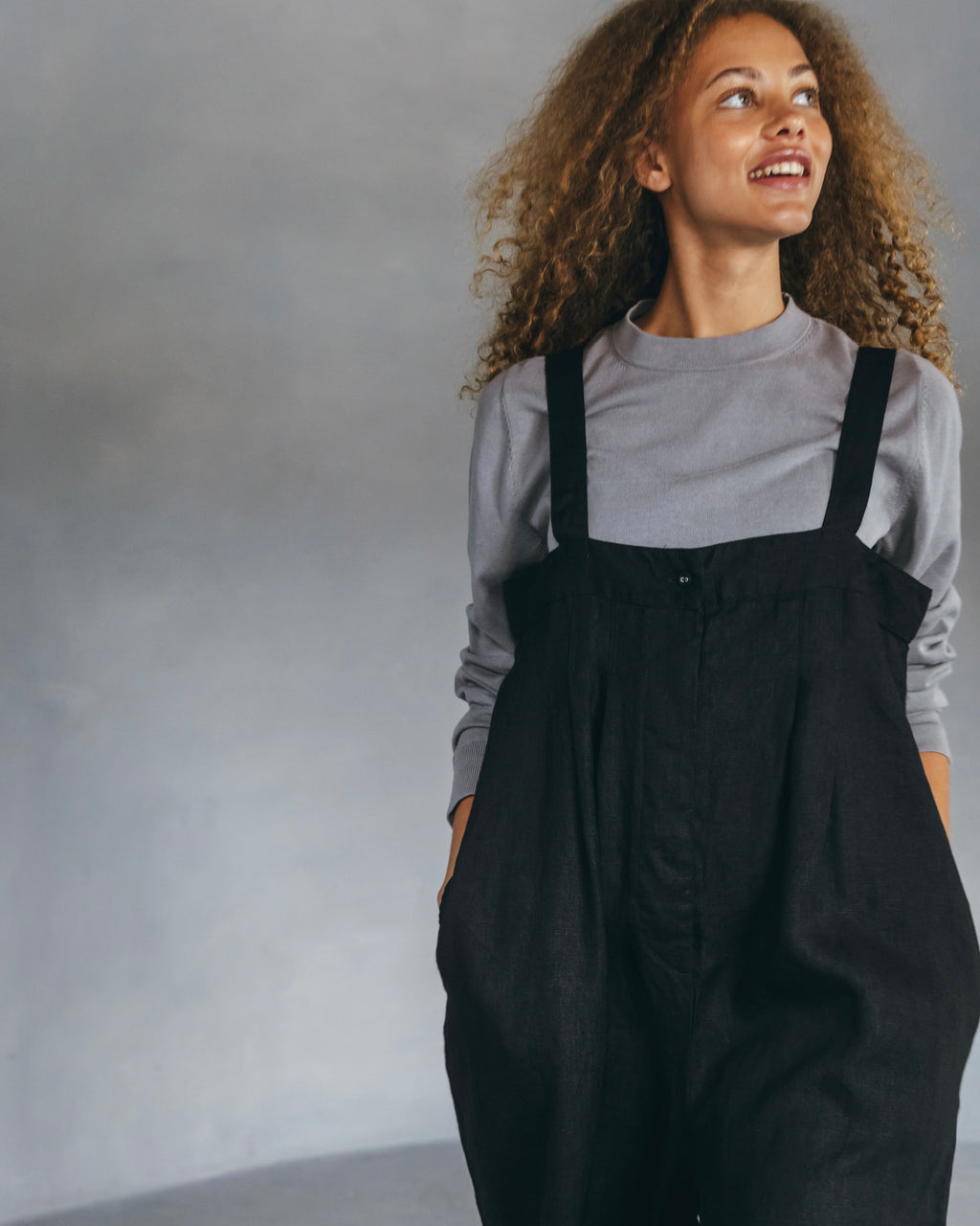 Camila Overall: Black