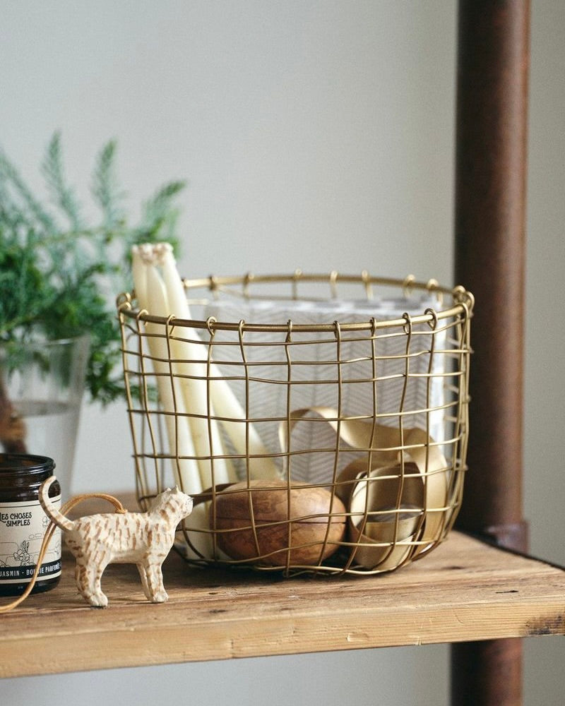 Wire Basket: Round Medium