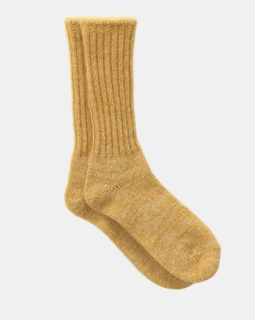 Mohair Socks: Yellow – Shop Fog Linen