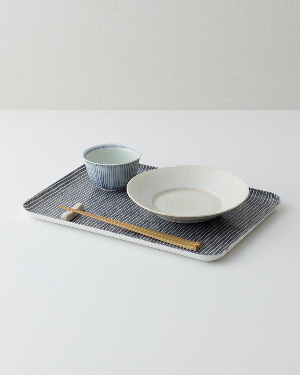 Pink Striped Linen Coated Tray by Fog Linen Work – The Kitsune & Co.