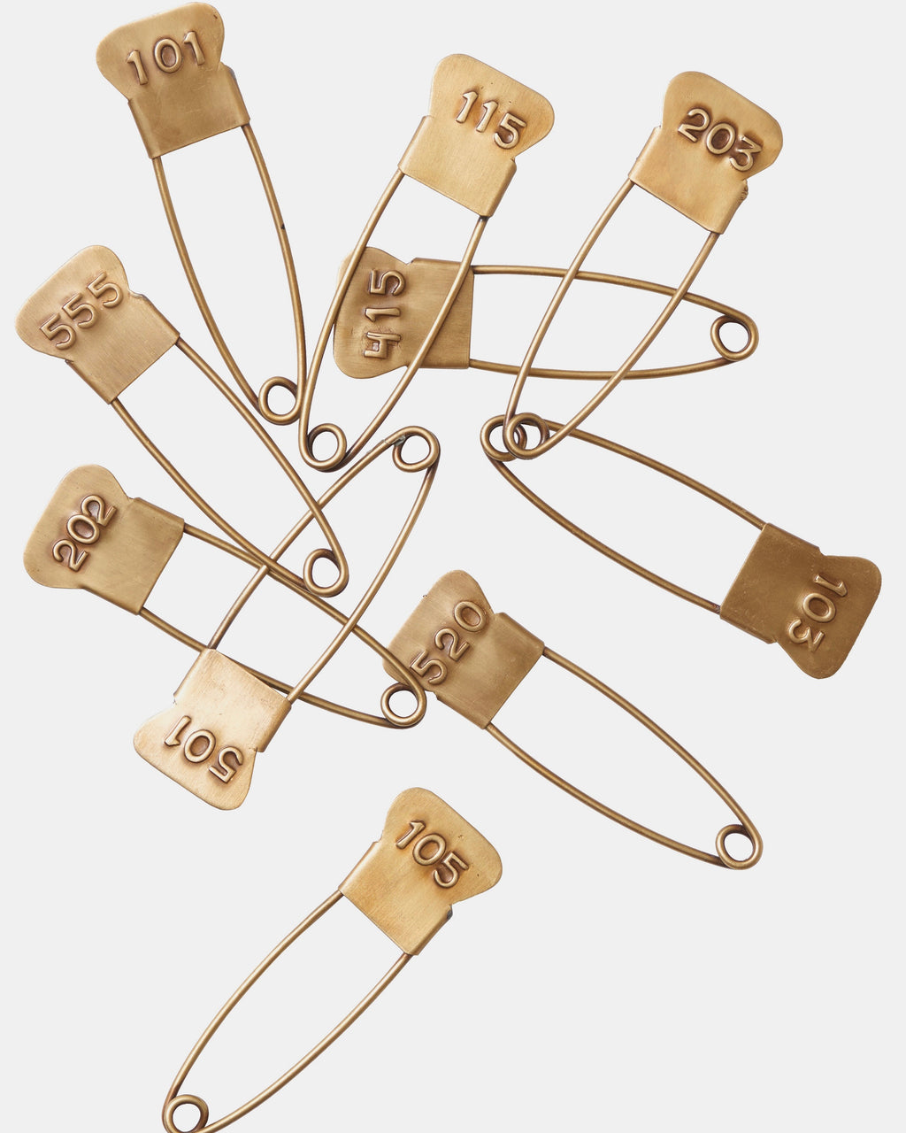Whitecroft Heritage Brass Safety Pins 2 Types & Assorted Sizes